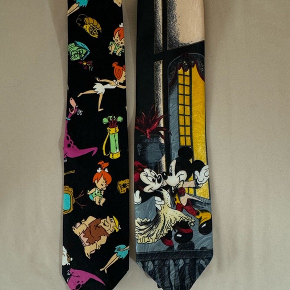 Vintage Disney and Flinstones Tie - Picture 2 of 4